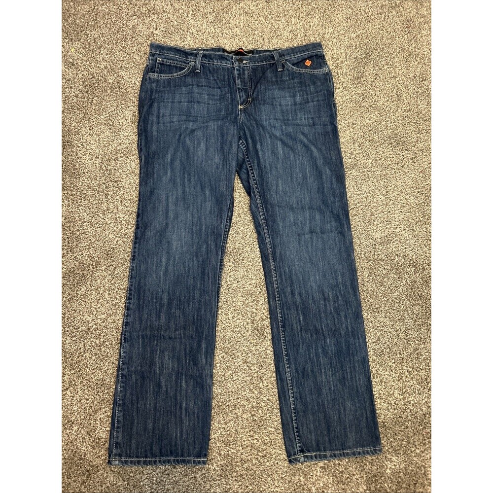 Wrangler FR Advanced Comfort Jeans Mens 40x34 CAT2 FR Flame Resistant Straight